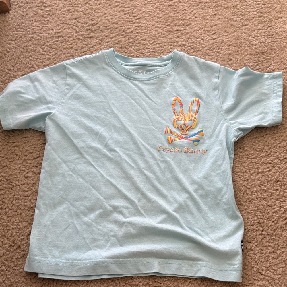 Psycho Bunny Pastel Blue Kids T-Shirt